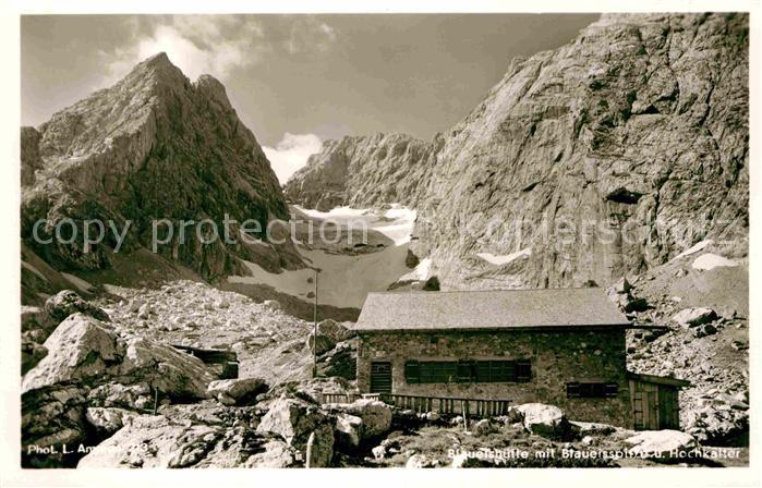 Blaueishuette Berchtesgaden Blaueishuette Blaueisspitze Berghaus Berchtesgadener