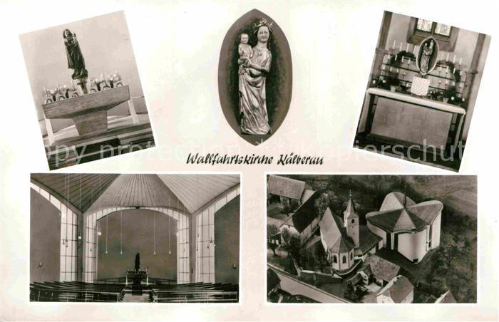 Kaelberau Wallfahrtskirche Heiligenfigur