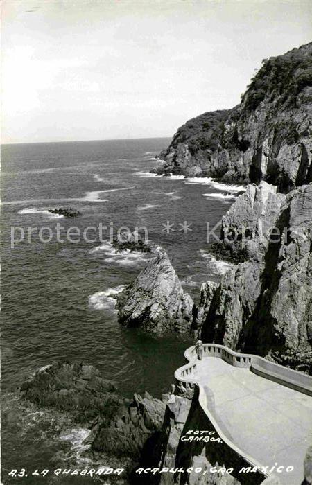 Acapulco La Quebrada Panorama Kueste