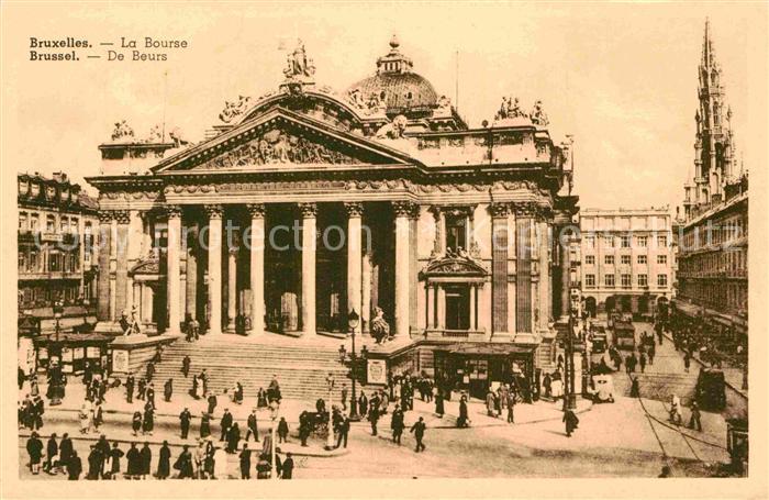 Bruxelles Bruessel La Bourse Boerse