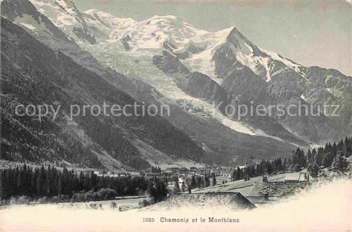 Chamonix et le Montblanc