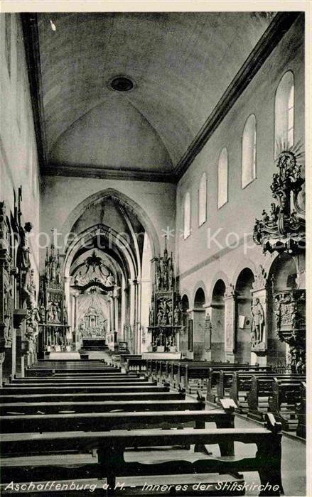 Aschaffenburg Main Inneres der Stiftskirche