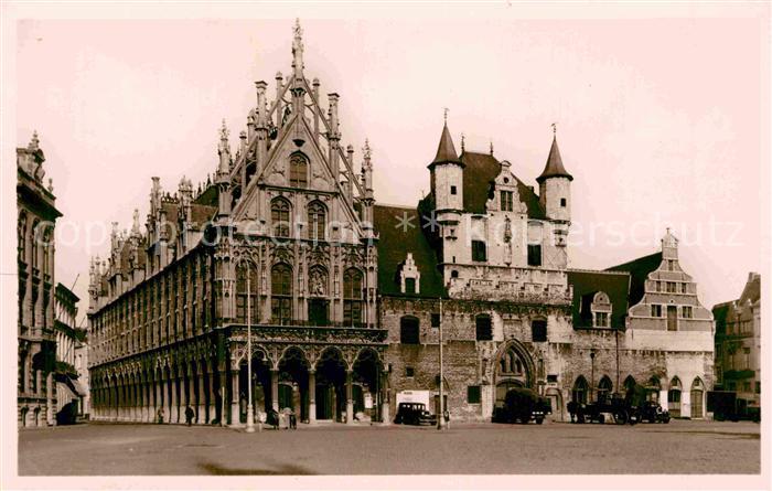 Mechelen Malines Hotel de Ville et Vieilles Halles aux Draps