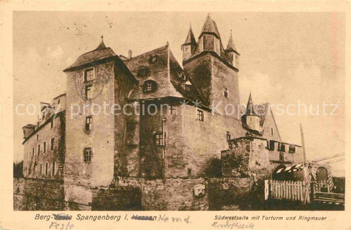 Spangenberg Hessen Bergveste Torturm Ringmauer