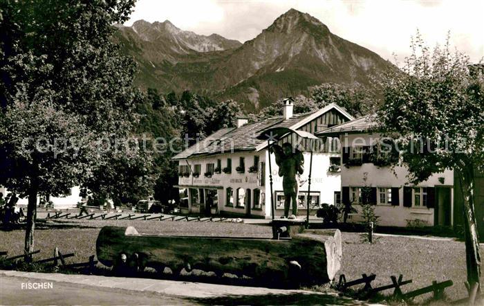 Fischen Allgaeu Brunnen Nebelhorn Rubihorn Allgaeuer Alpen