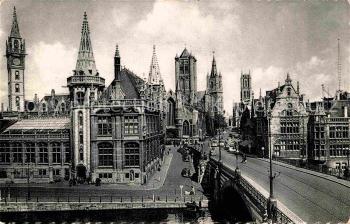 Gand Belgien Panorama sur les Tours
