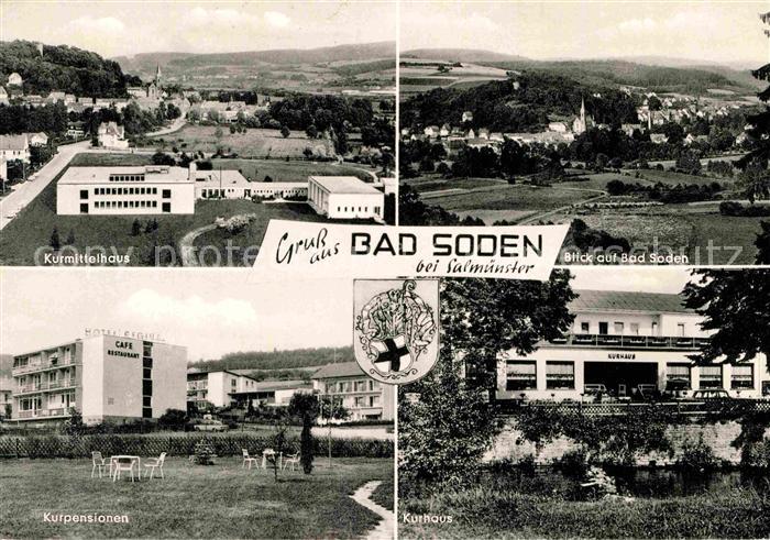 Bad Soden-Salmuenster Kurmittelhaus Kurpensionen Kurhaus Panorama