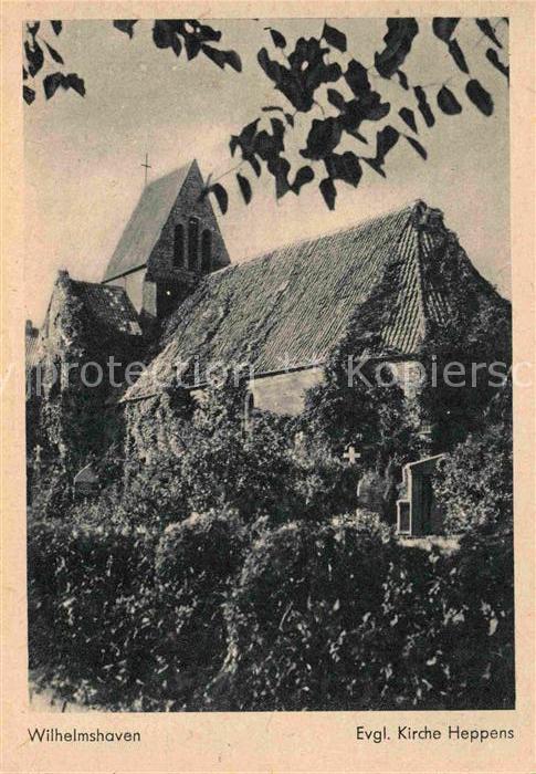 Wilhelmshaven  CITY Evgl Kirche Heppens