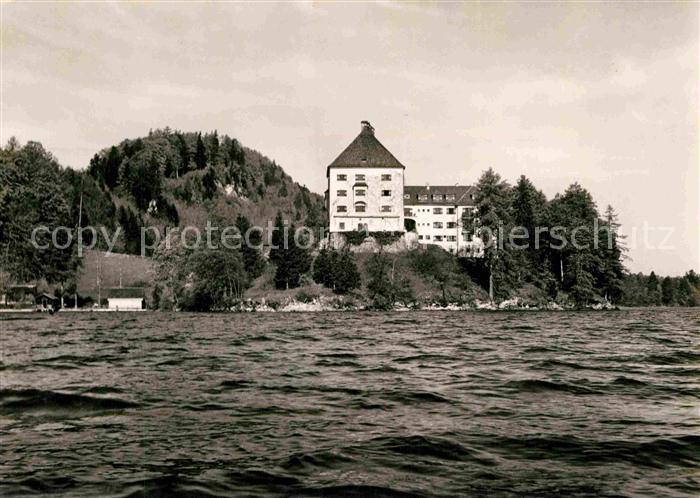 Fuschl See Salzkammergut Hotel Schloss Ansicht vom See aus