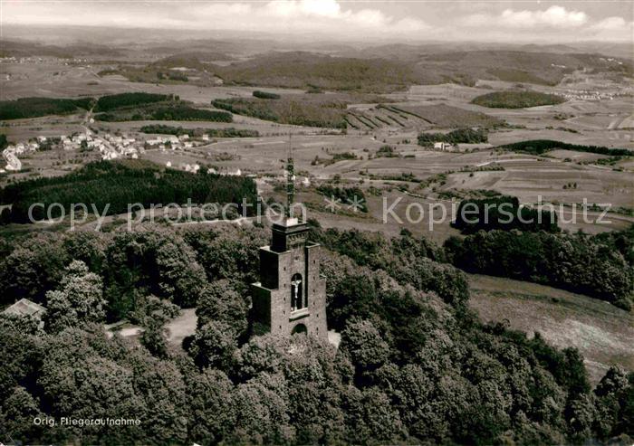 Tholey Theley Schaumberg Denkmal Original Fliegeraufnahme