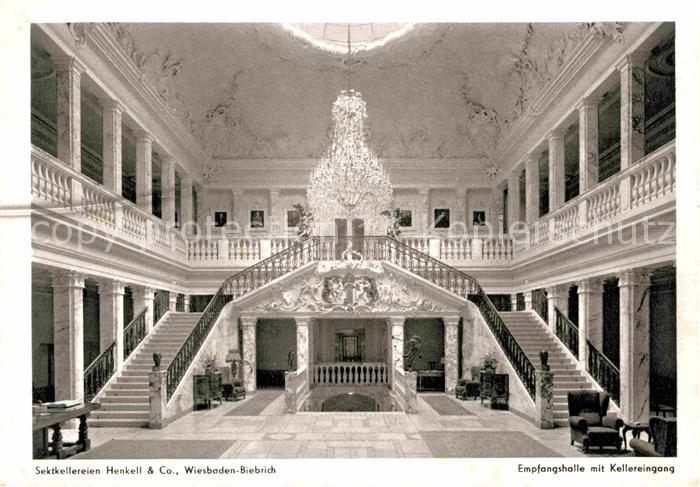 Biebrich Wiesbaden Sektkellereien Henkell & Co Empfangshalle