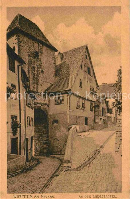 Wimpfen An der Burgstaffel