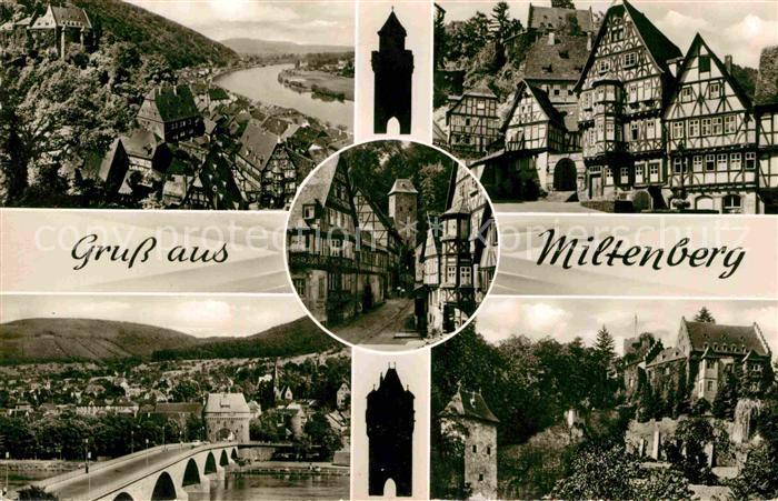 Miltenberg Main Panorama Bruecke Burg