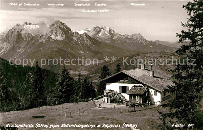 Wetterstein Hochlandhuette Wettergebirge