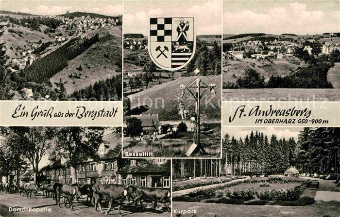 St Andreasberg Harz Panorama Damenkapelle Kurpark