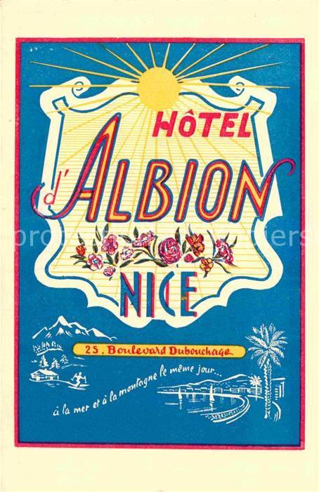 Nice Alpes Maritimes Hotel Albion