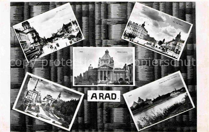 Arad Panorama Kirche Palast Teilansicht