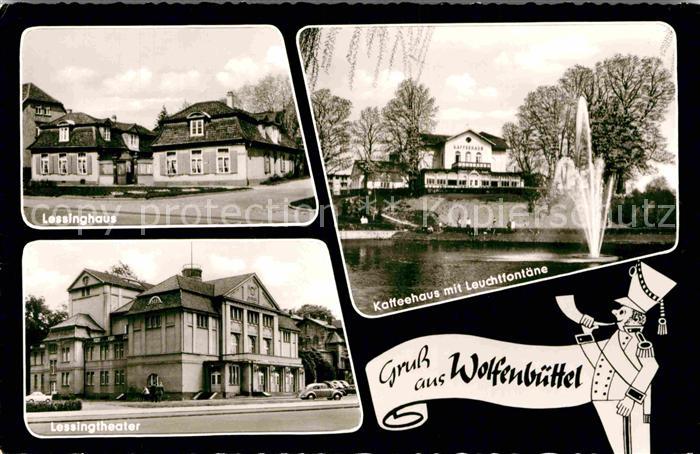Wolfenbuettel Lessinghaus Lessingtheater Kaffeehaus Leuchtfoentaene