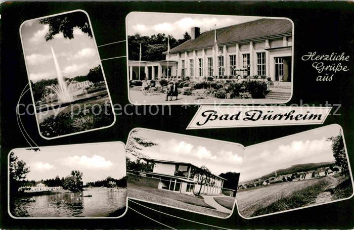 Bad Duerrheim Fontaene Kurgarten Kurhaus