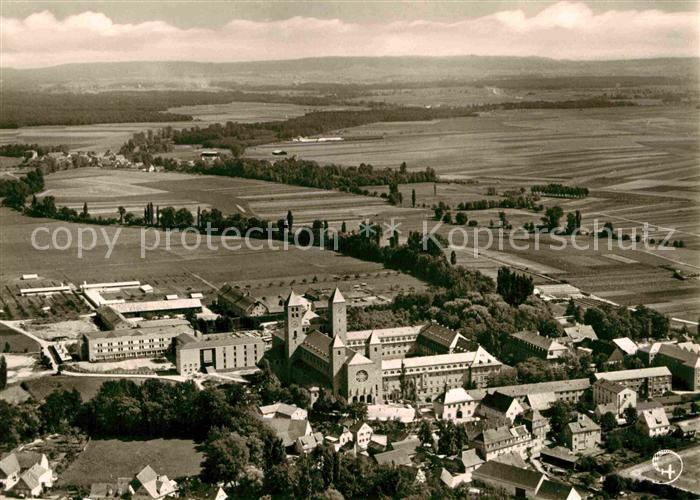 Muensterschwarzach Fliegeraufnahme Benediktiner Abtei