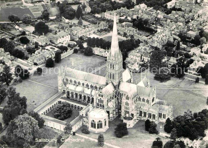 Salisbury Wiltshire Fliegeraufnahme Kathedrale