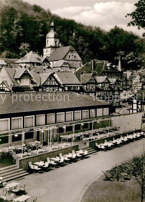 Bad Sooden-Allendorf Kaffeeterrasse im Kurpark