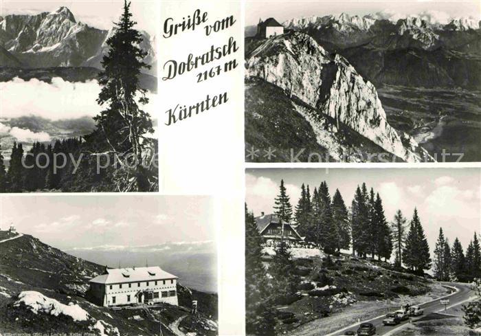 Dobratsch Kaernten Julische Alpen Gipfel Kirche Ludwig Walter Haus Aichinger Hue