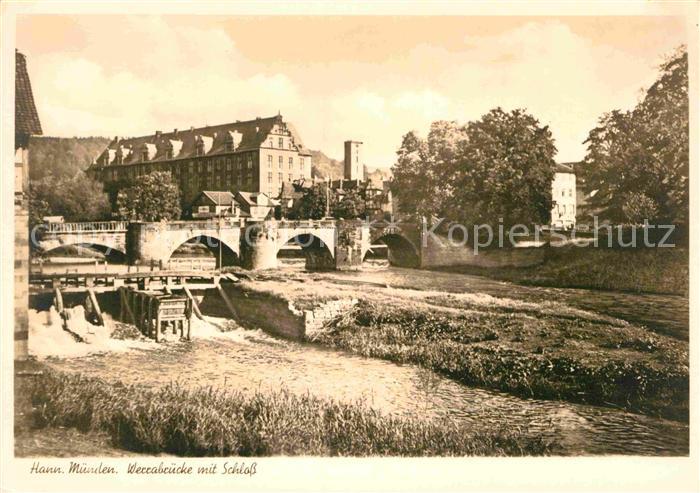 Hann. Muenden Werrabruecke Schloss