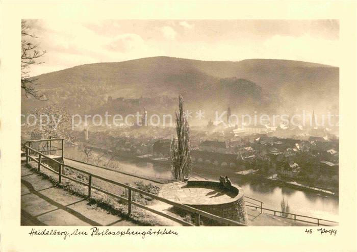 Heidelberg Neckar Philosophengaertchen