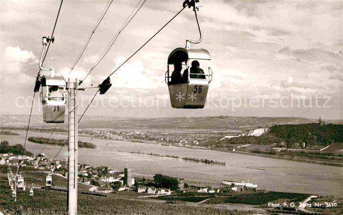 Seilbahn Rüdesheim Foto-F.G.-Zeitz-Nr. 3610
