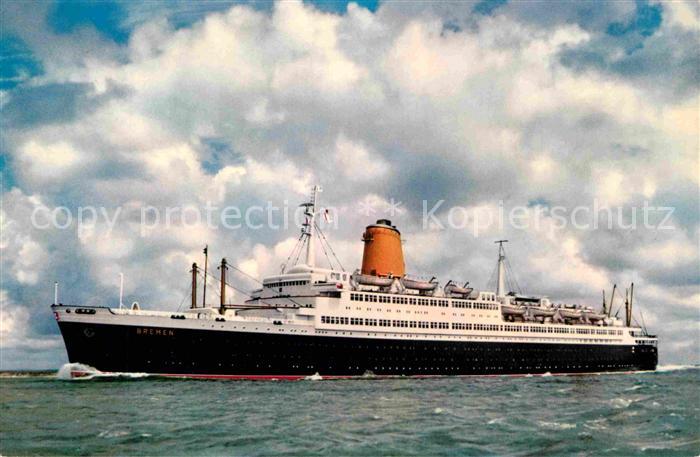 Dampfer Oceanliner T.S. Bremen