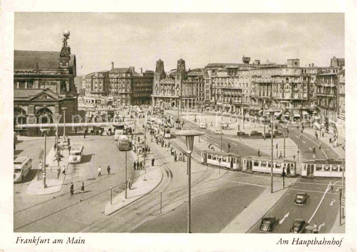 Strassenbahn Hauptbahnhof Frankfurt am Main