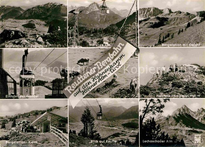 Seilbahn Reutte Hahnenkamm Hoefener Alm