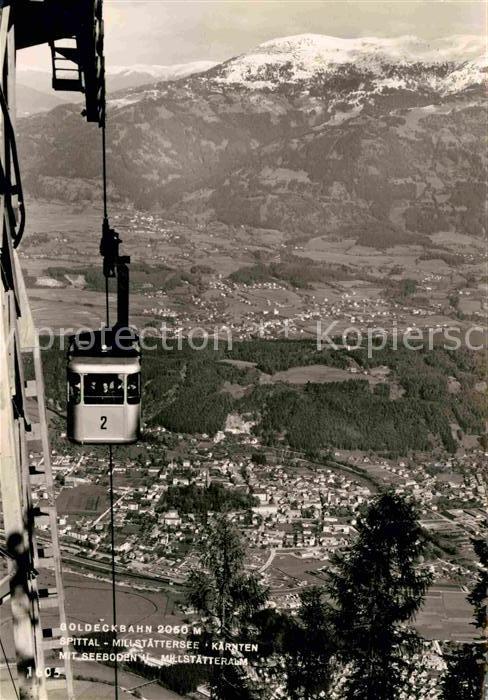 Seilbahn Goldeck Spittal-Millstaettersee Seeboden Millstaetteralm