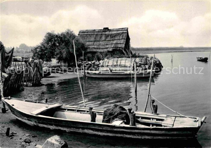 Fischerei Fischerhütte Fischerboote Lignano Sabbi