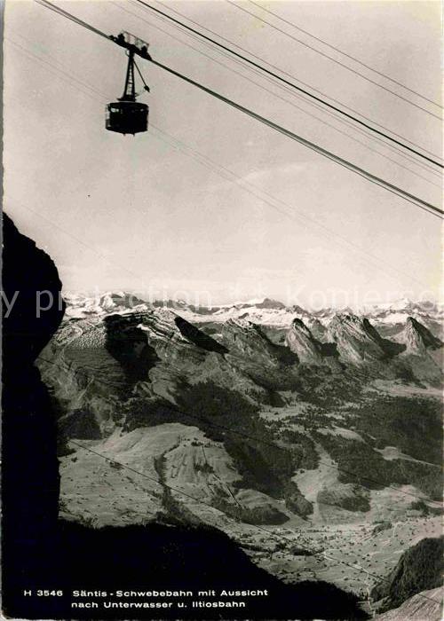 Seilbahn Saentis Unterwasser Iltiosbahn