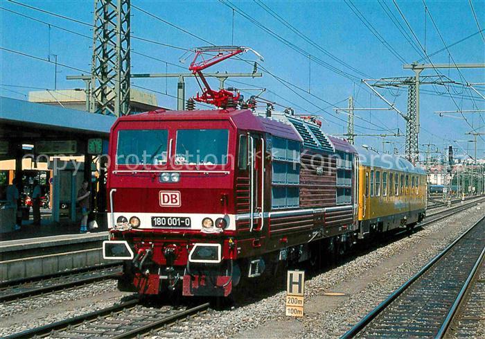 Lokomotive Elektro-Zweisystemlokomotive 180001-0 Deutsche Bahn Bahnhof Fulda