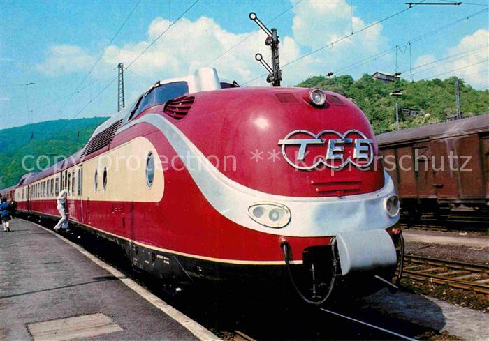 Lokomotive Diesel-Schnelltriebwagen TEE 601007-8 Deutsche Bundesbahn