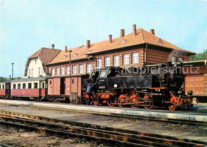 Lokomotive Baederbahn Bad Doberan Kuehlungsborn Bahnhof