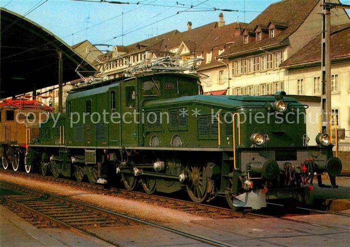 Lokomotive Elektro-Gueterzuglokomotive Be 6/8 III Nr. 13305 Krokodil