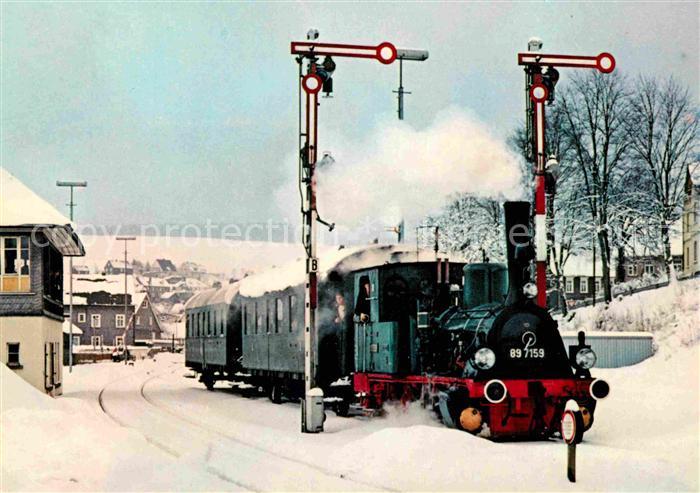 Lokomotive Tenderlokomotive 897159 Deutsche Reichsbahn Bahnhof Erndtebrueck