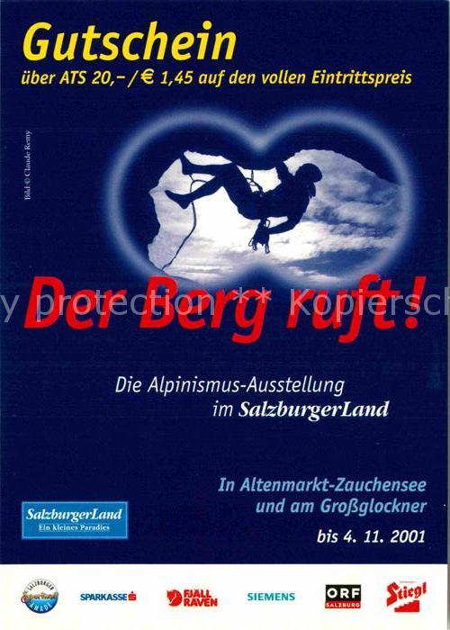 Bergsteigen Klettern Alpinismus-Ausstellung Salzburger Land Gutschein