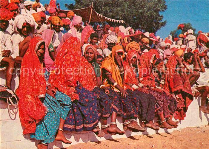 Typen Indien Peasents at a Village Fair India
