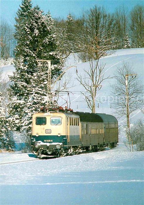 Eisenbahn Elektro-Personenzuglokomotive 141035-6 Deutsche Bundesbahn