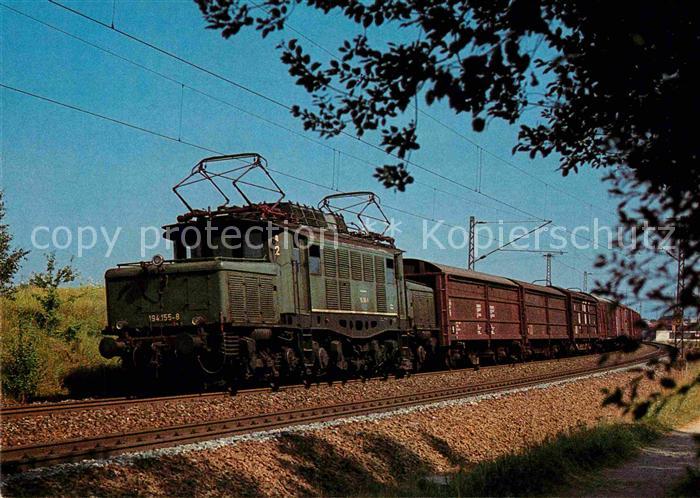 Eisenbahn Elektro-Gueterzuglokomotive 194 155-8 Deutsche Bundesbahn Ostermuenche