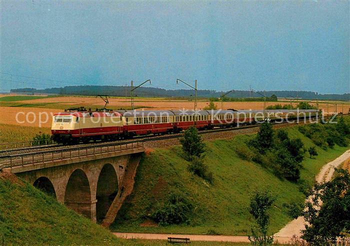 Eisenbahn Elektro-Lokomotive 120005-4 Deutsche Bundesbahn Weissenburg
