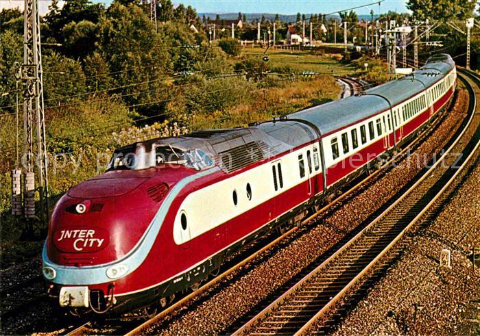 Eisenbahn Diesel-Schnelltriebwagen 601 InterCity Riemenschneider Deutsche Bundes