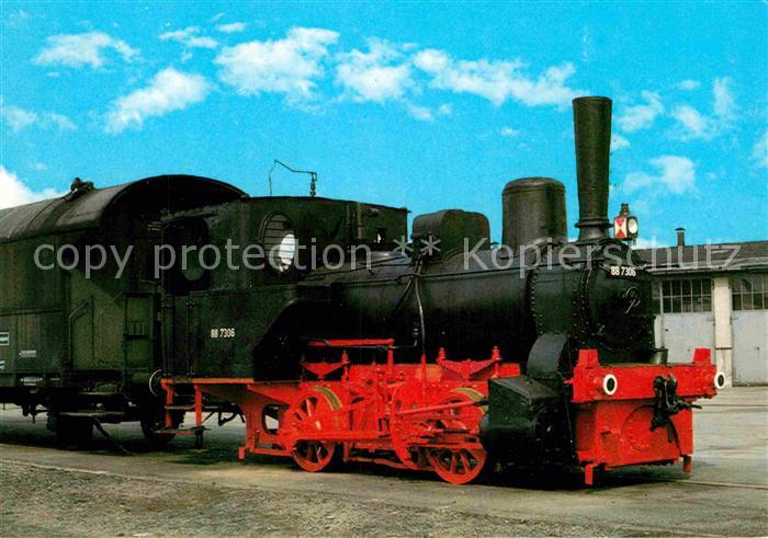 Lokomotive Tenderlokomotive 88 7306 Deutsche Bundesbahn Bw Worms