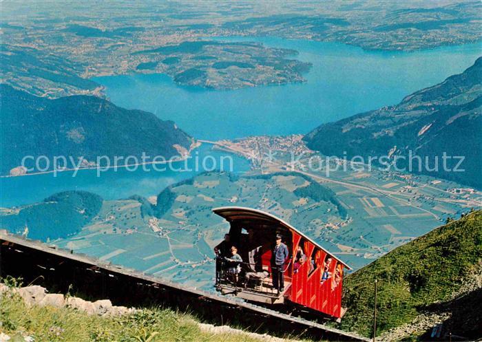 Zahnradbahn Stanserhornbahn Vierwaldstaettersee Luzern