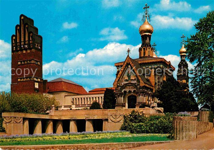 Russische Kapelle Kirche Darmstadt Kuenstlerkolonie Hochzeitsturm